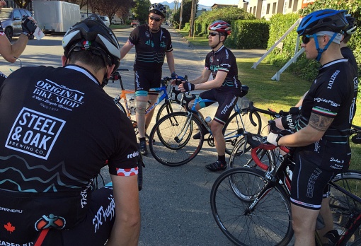 The FRF is growing. But it's also shrinking, as we gather for one last ride with one of the group's founders, Richard, who designed our distinctive and stylish kit.